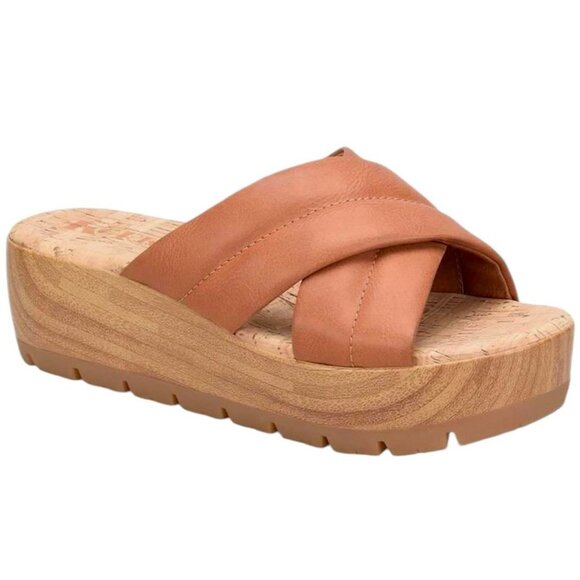 Like New Korks Faithe Platform Wedge Sandal Size 11M - Picture 1 of 7